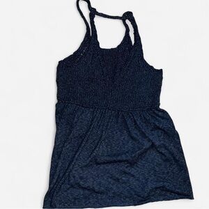 Free People Dress Size Small Knit Mountain View Mini Dress Cottage Boho Indie